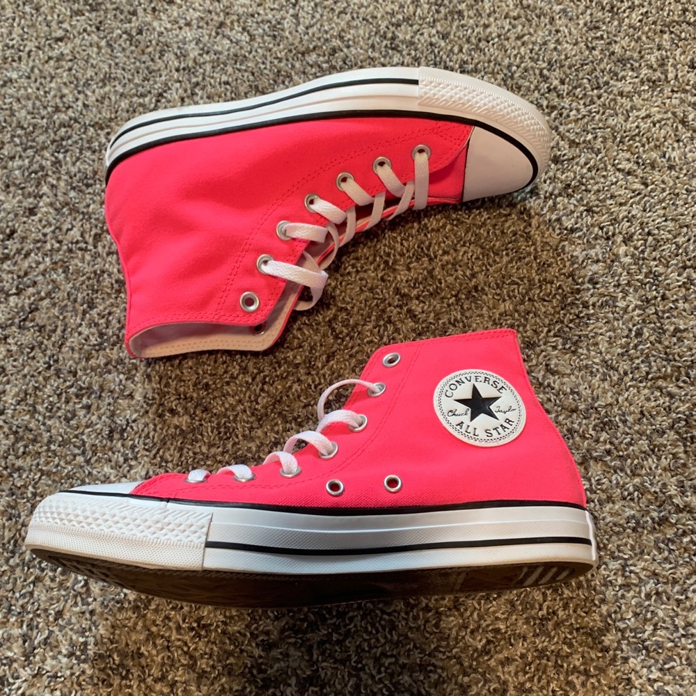 Hot Pink Converse All-Star High Tops ✨